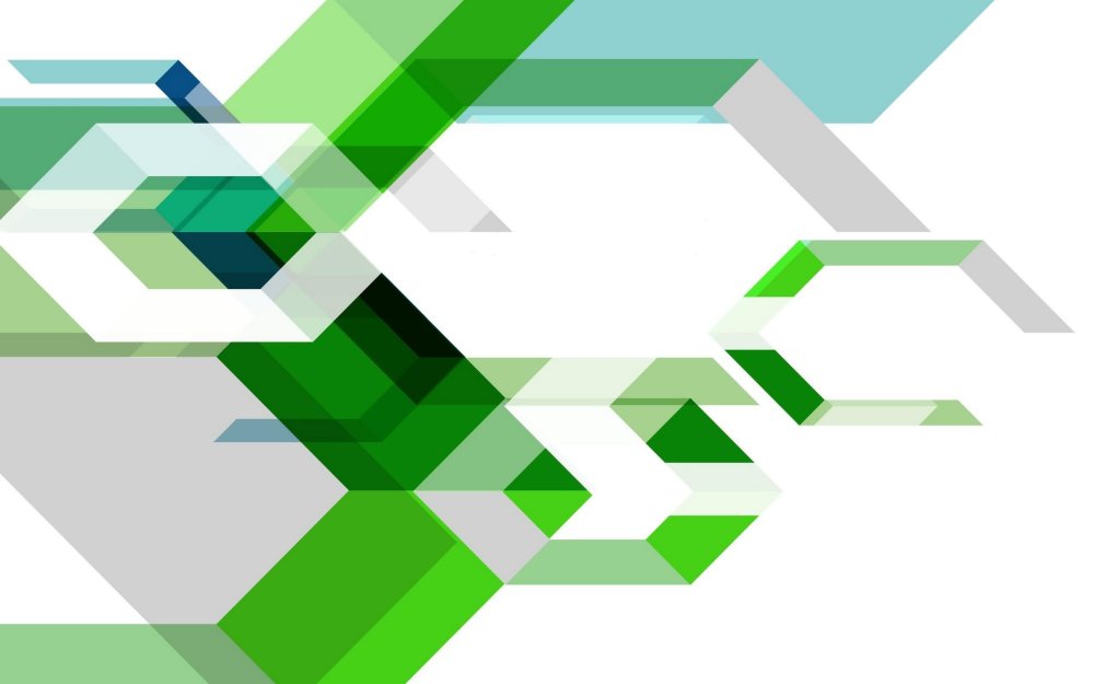 Зеленый геометрический фон