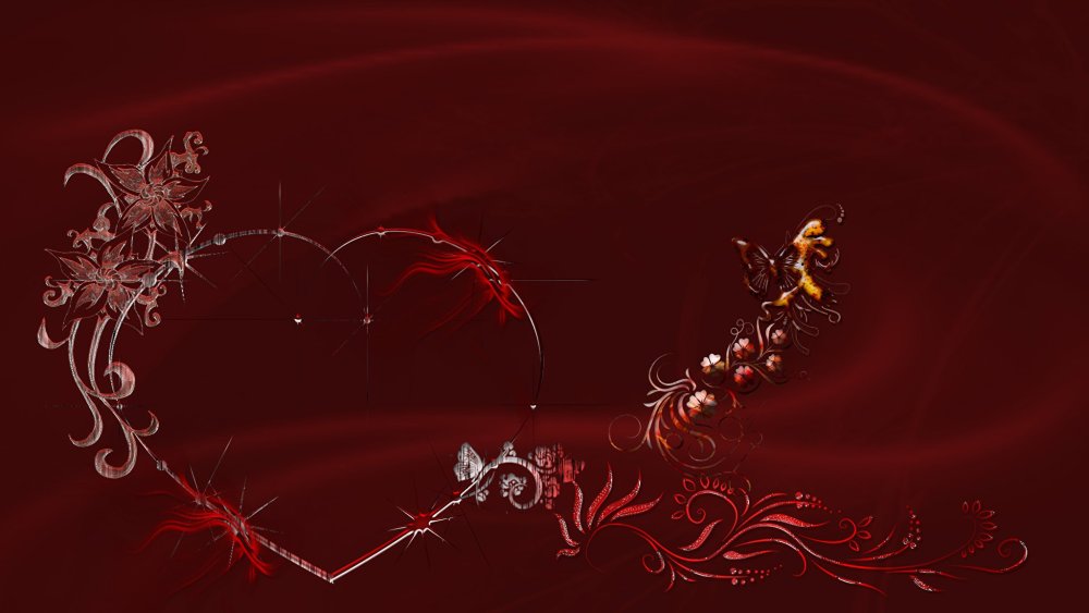 Красная абстракция