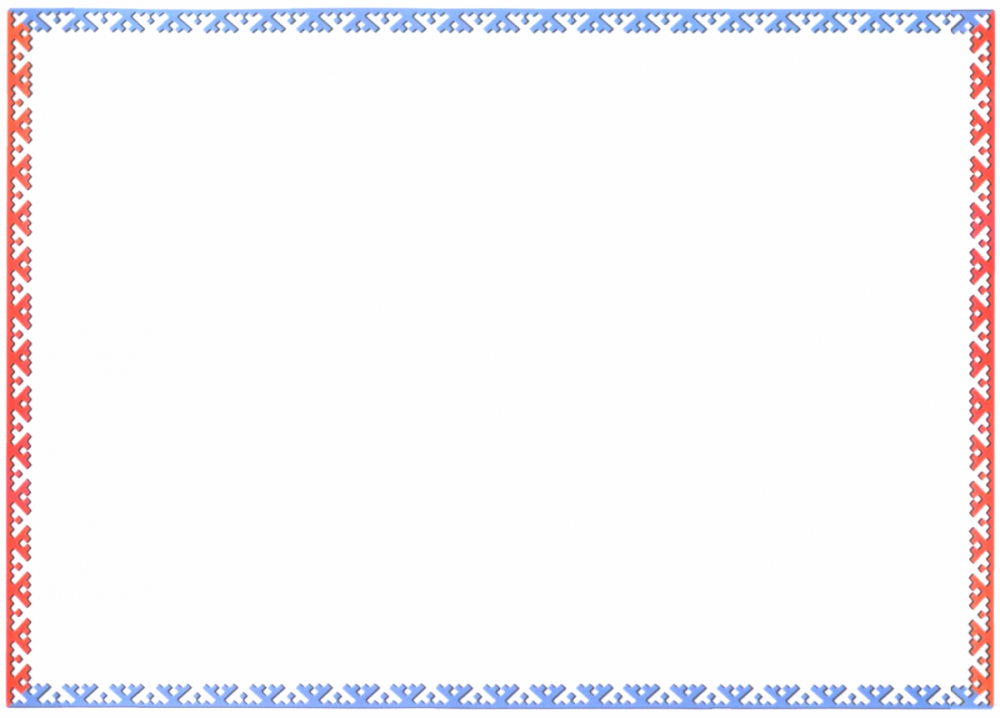 Коми орнамент рамка