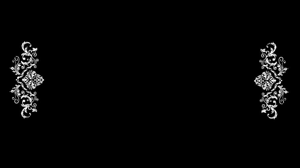 Красивые узоры на черном фоне