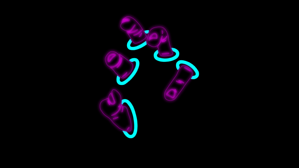 Неоновые заставки на рабочий стол