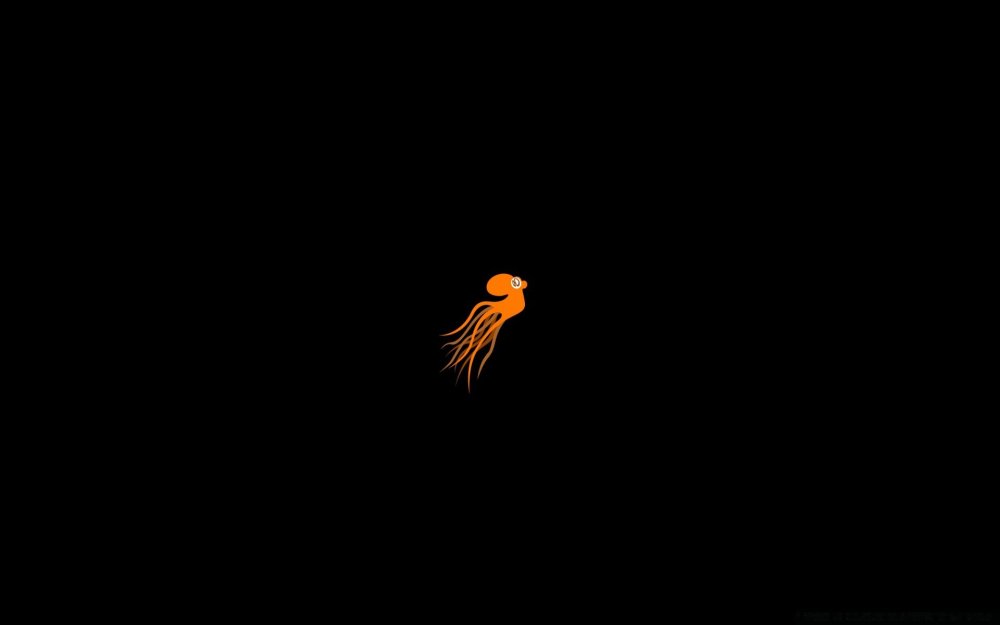 Минимализм на черном фоне