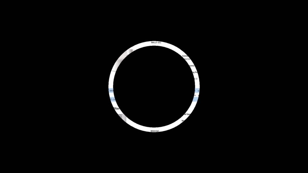 Круг на черном фоне