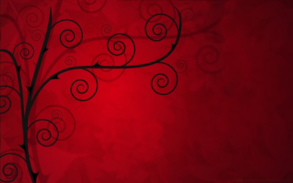 Бордовый фон с узорами
