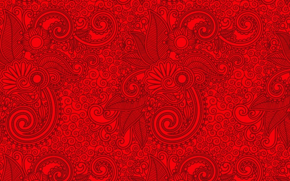 Красный орнамент фон