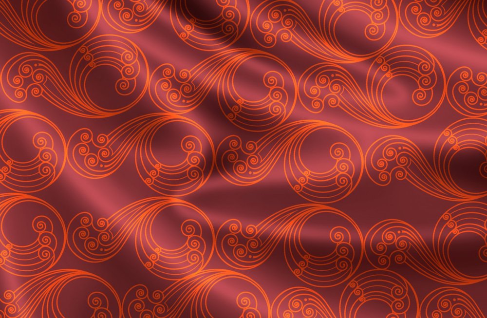 Бордовый фон с узорами