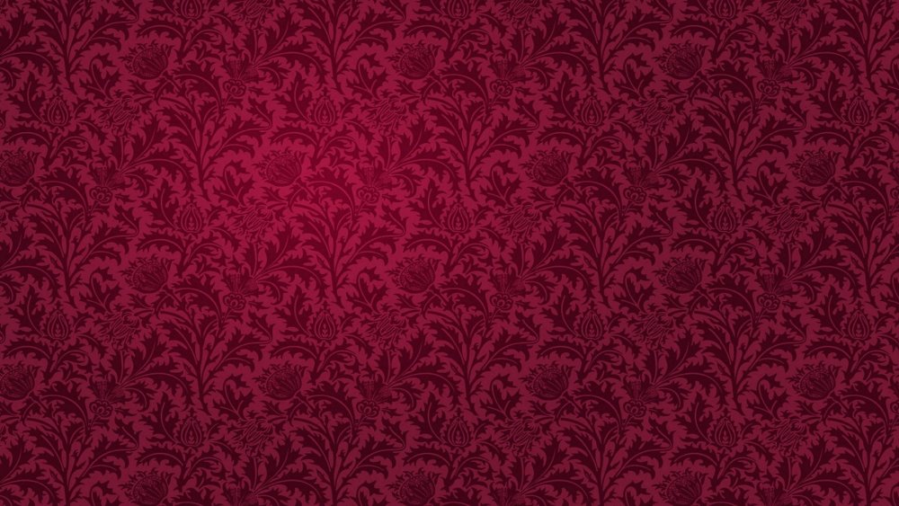 Красный фон с узорами