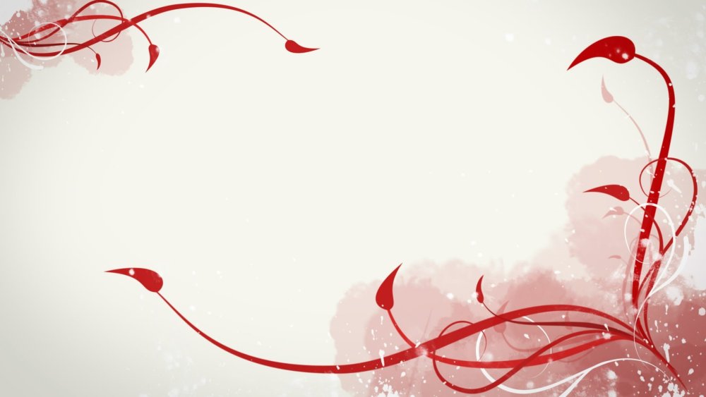 Красный фон с узорами