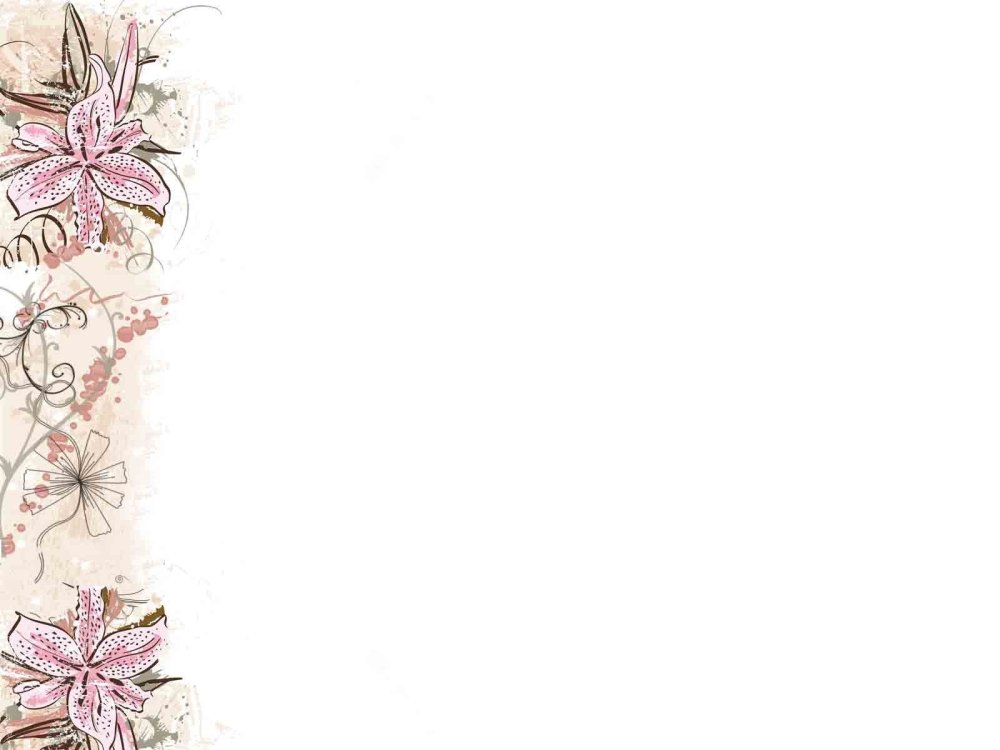 Фон для титульного листа нежный