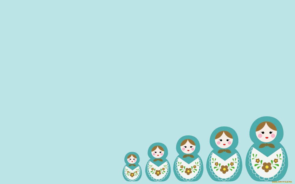 Фон для презентации матрешки