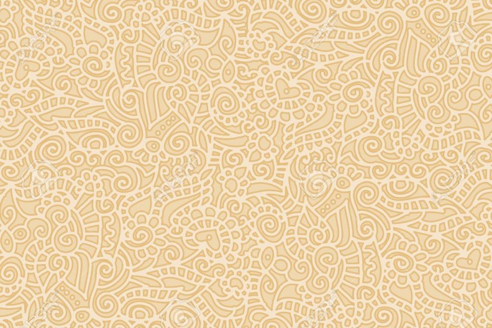 Бежевый фон с узорами