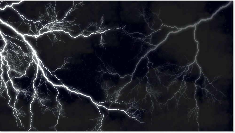 Фон молнии