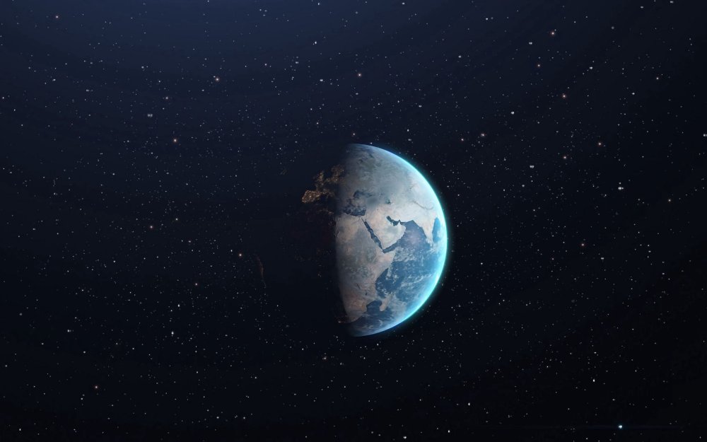 Планета земля и звезды