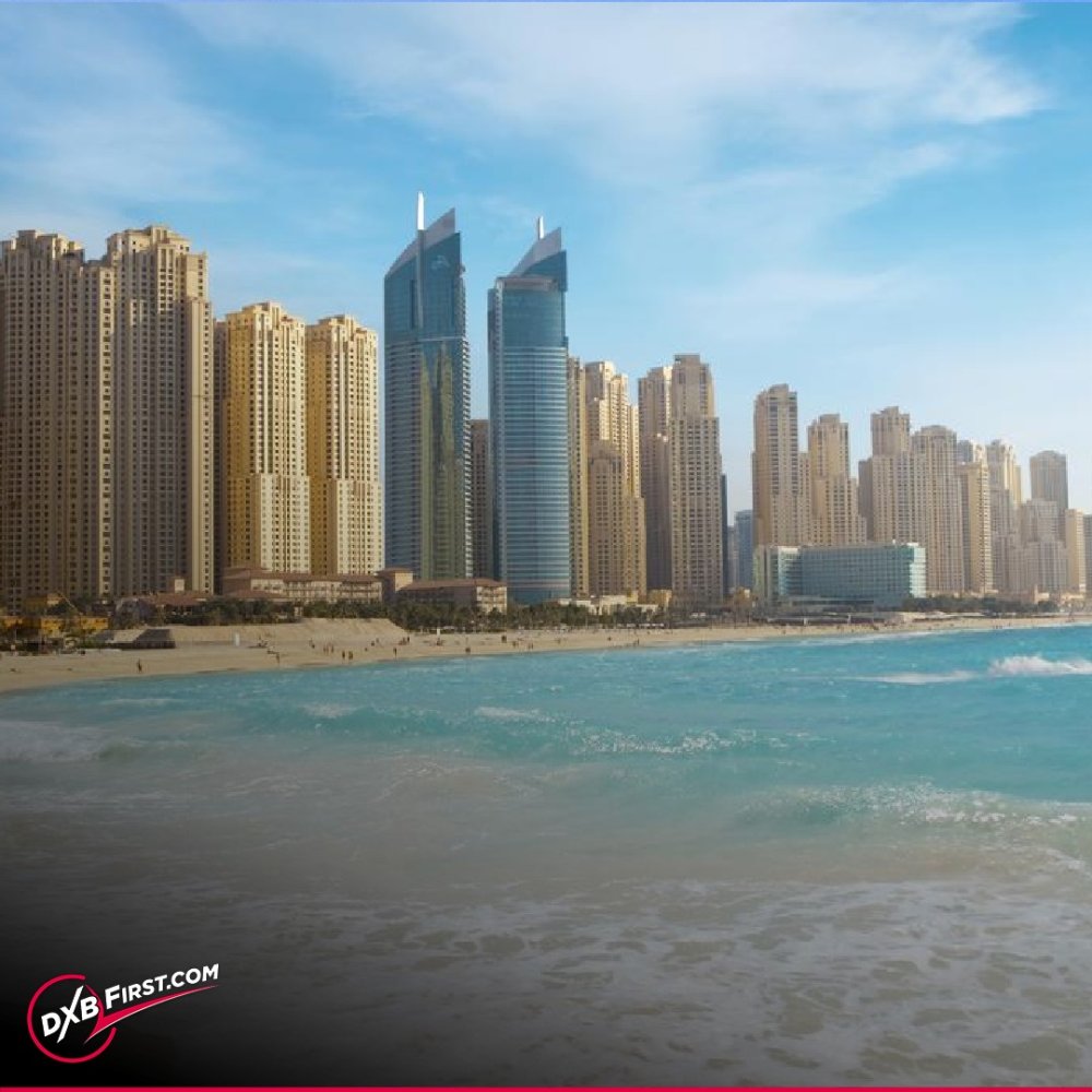 Пляж JBR Дубай Марина