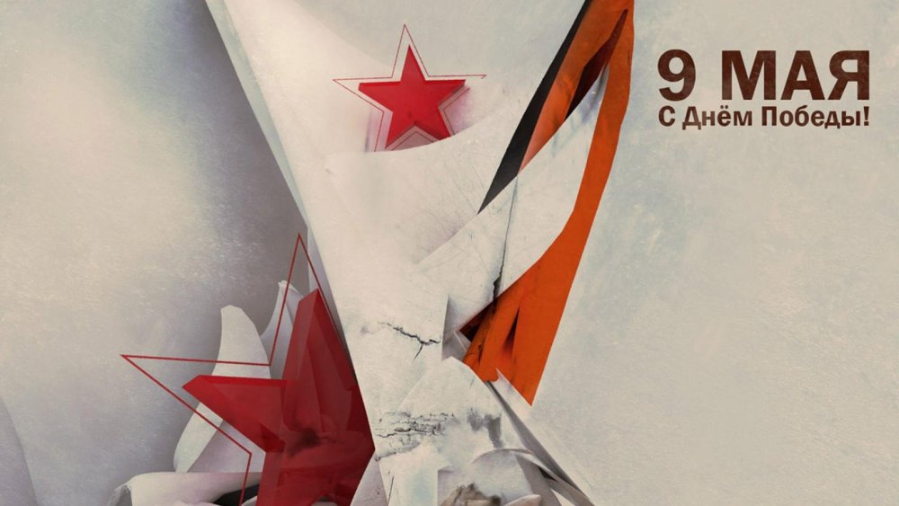 Гвоздики с георгиевской лентой