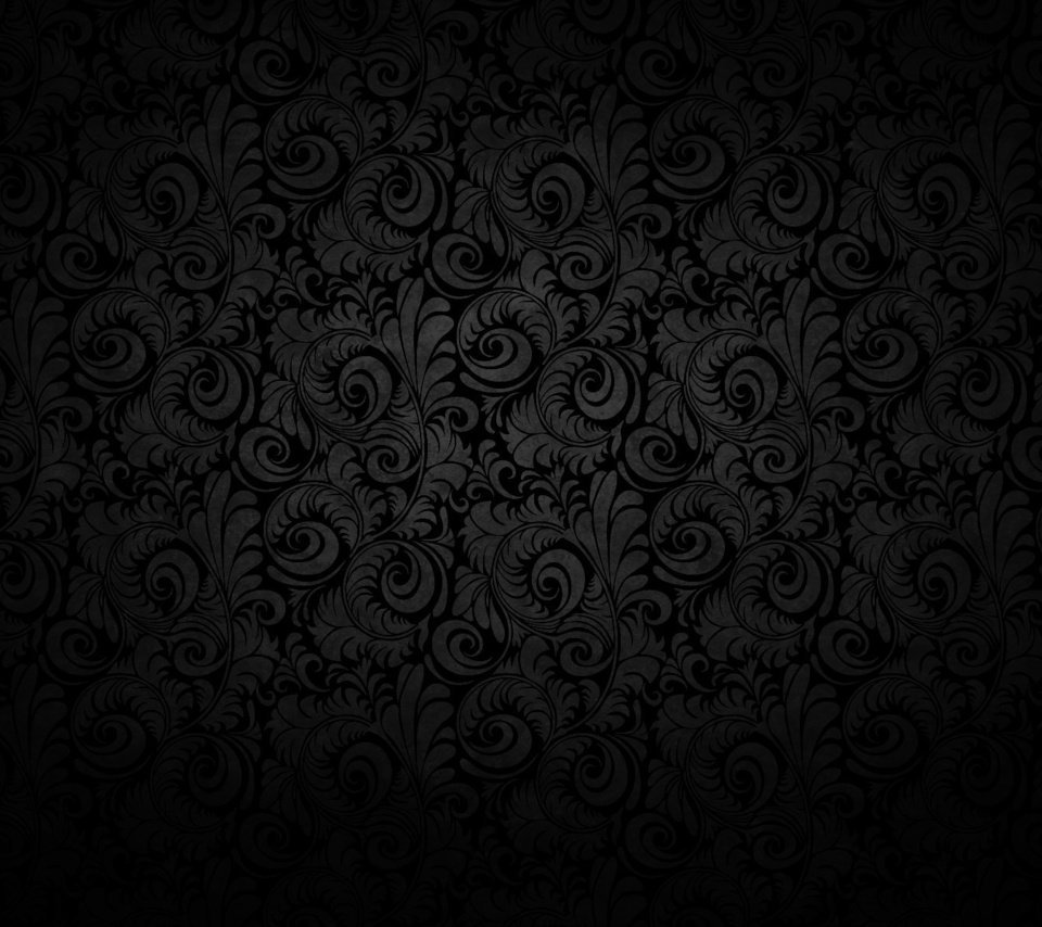 Хохлома на черном фоне