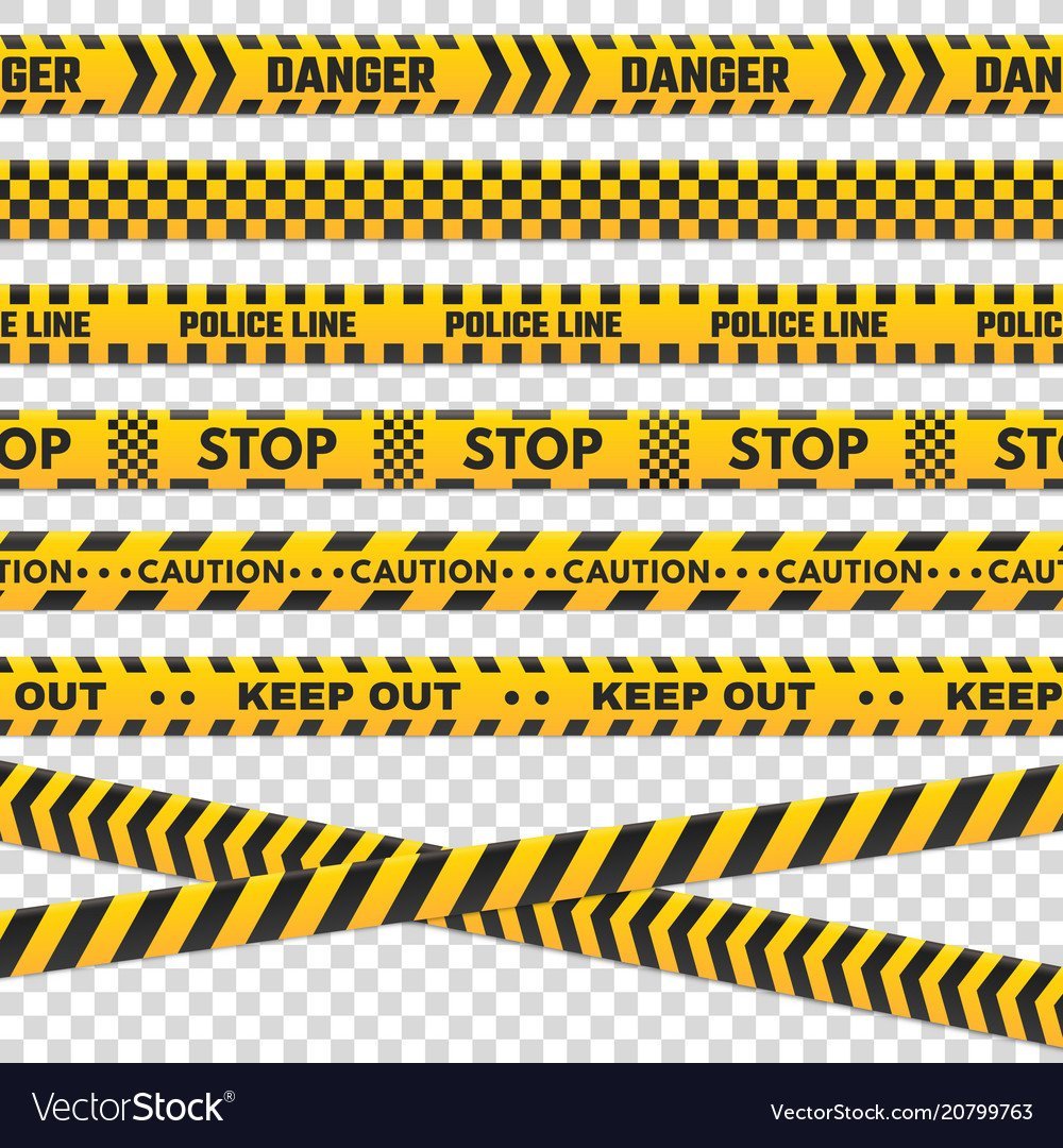 Лента желтая