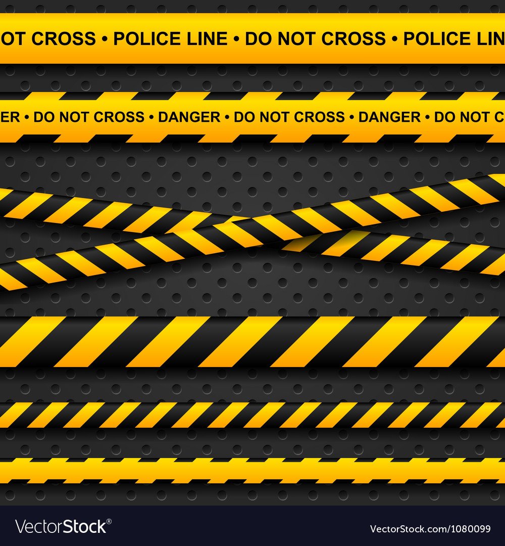 Желтая лента опасности