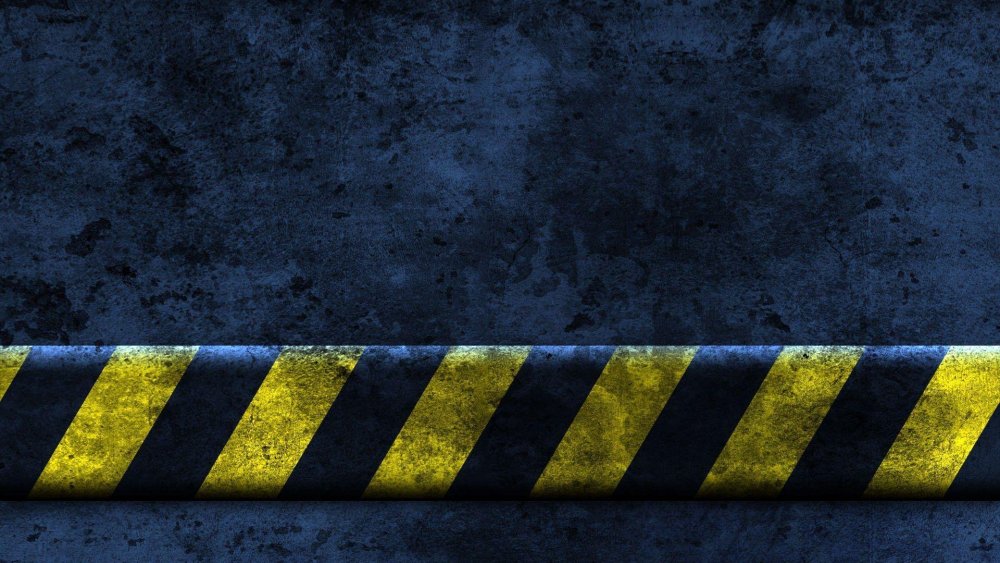 Желто-черная разметка