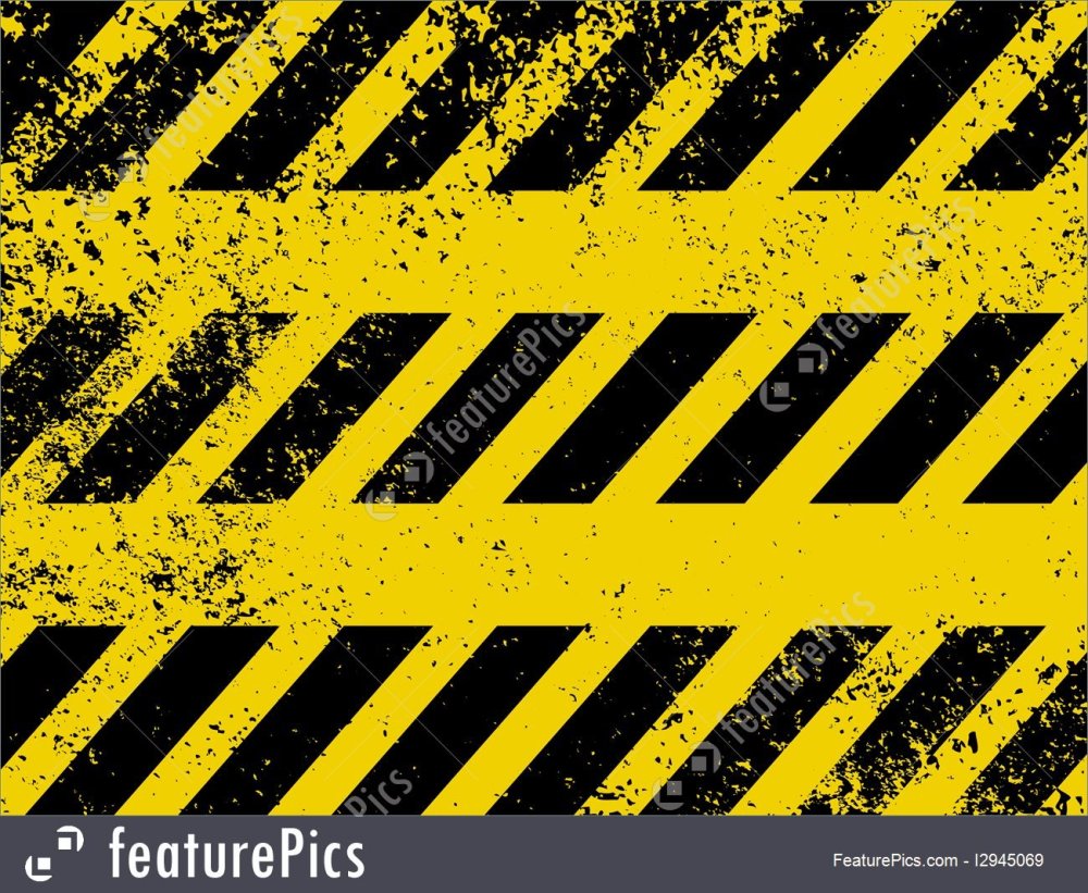 Черно желтая разметка