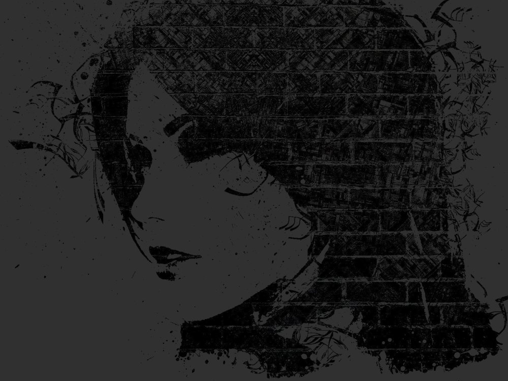 Бабочки на черном фоне