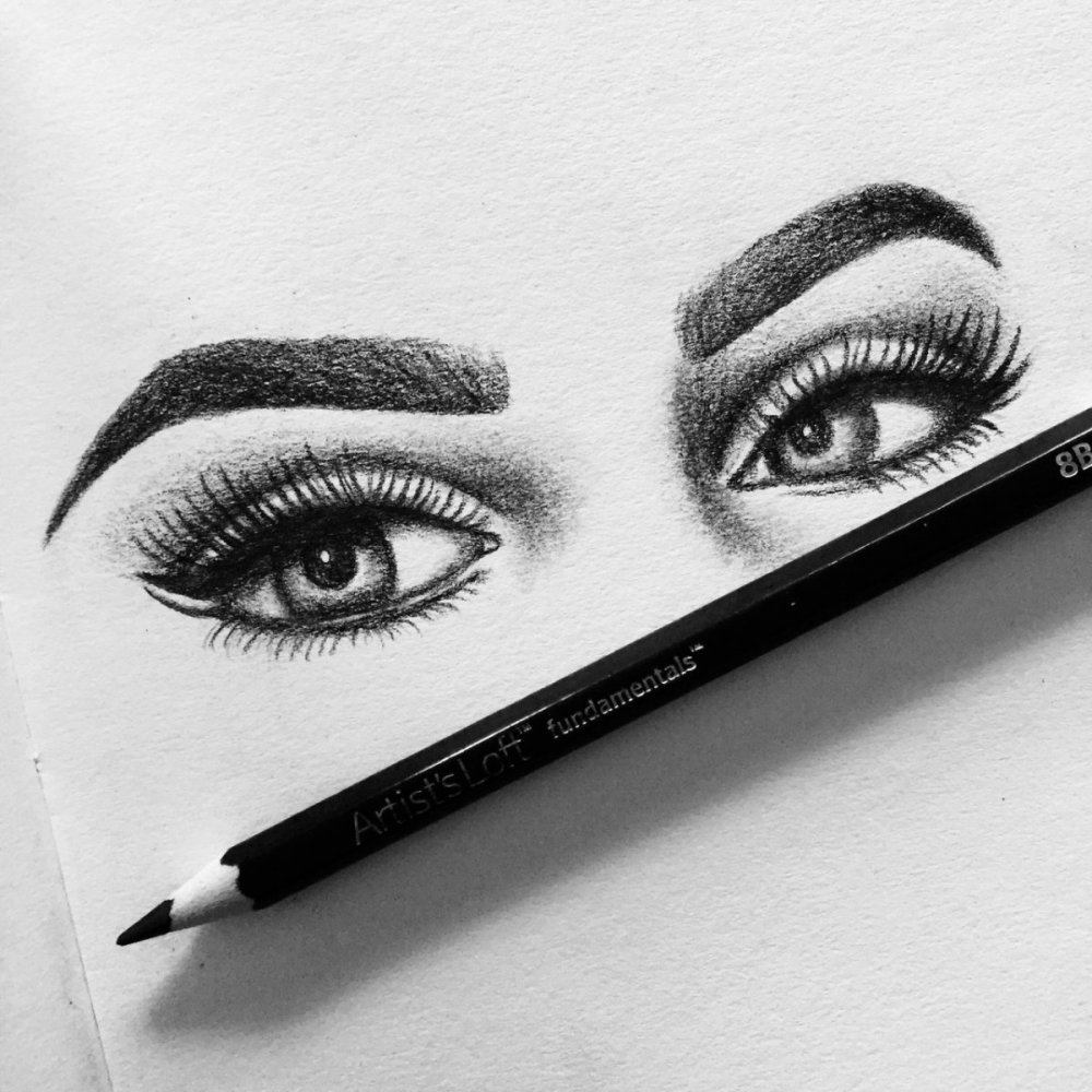 Брови рисунок