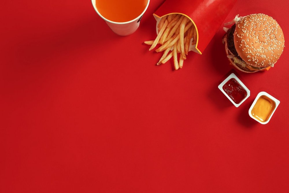 Фаст фуд фон