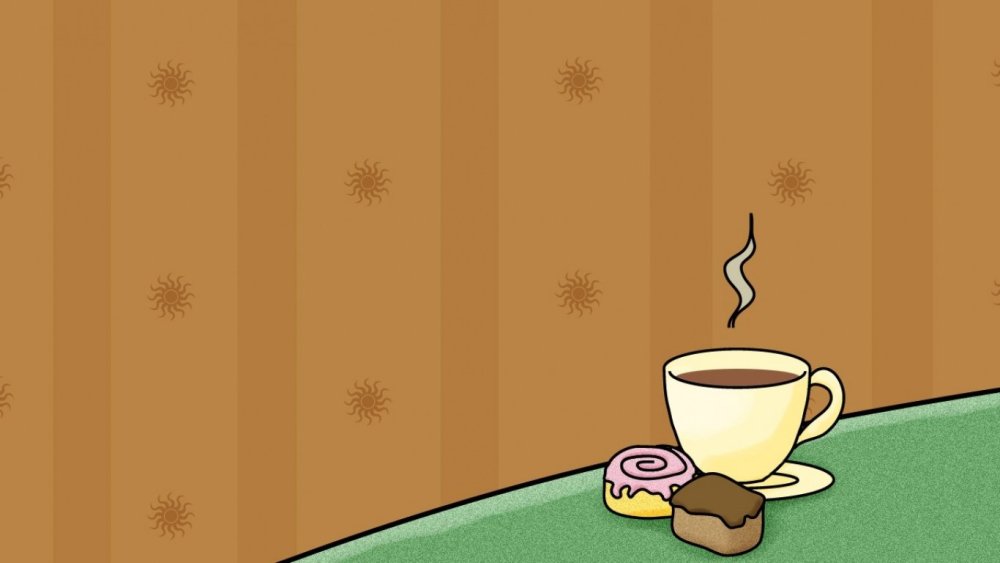 Кофейный фон для презентации