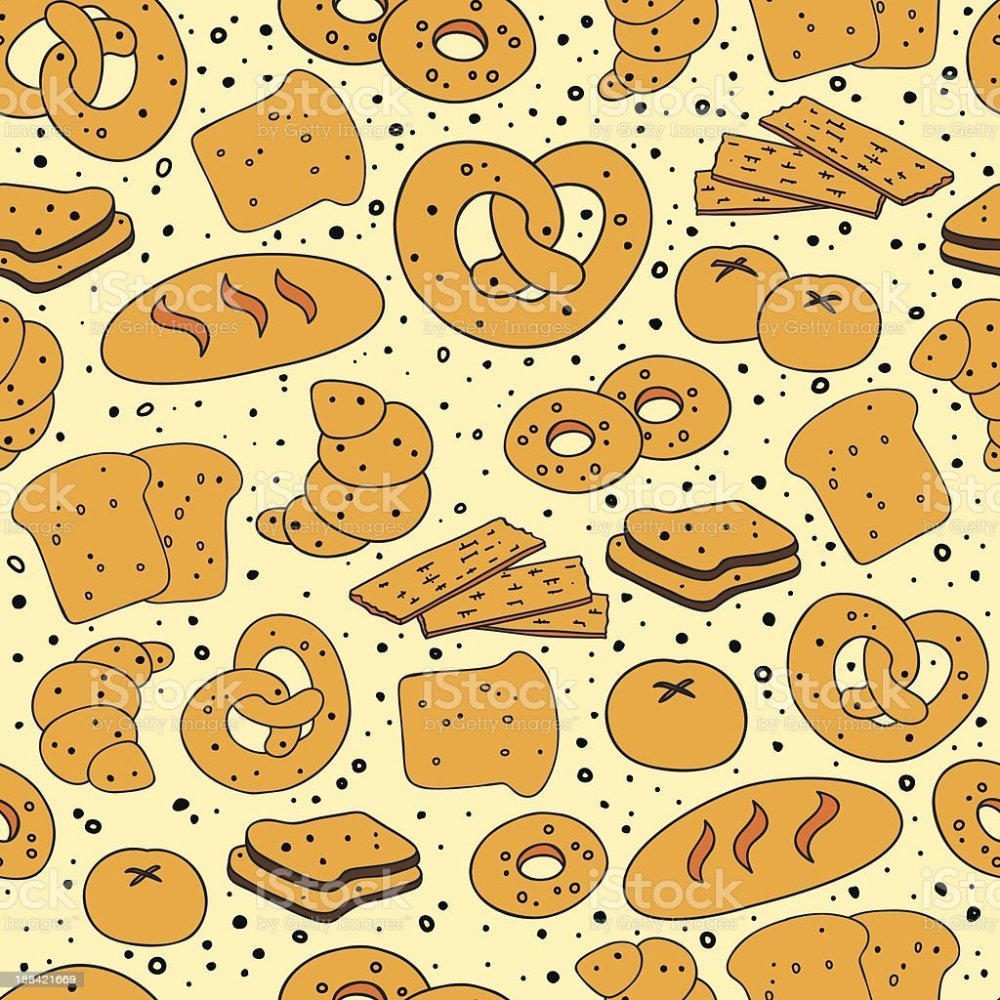 Паттерн хлебобулочные изделия