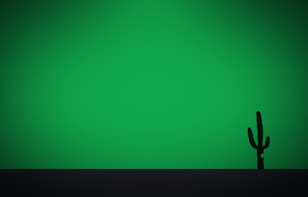 Зеленый фон Минимализм