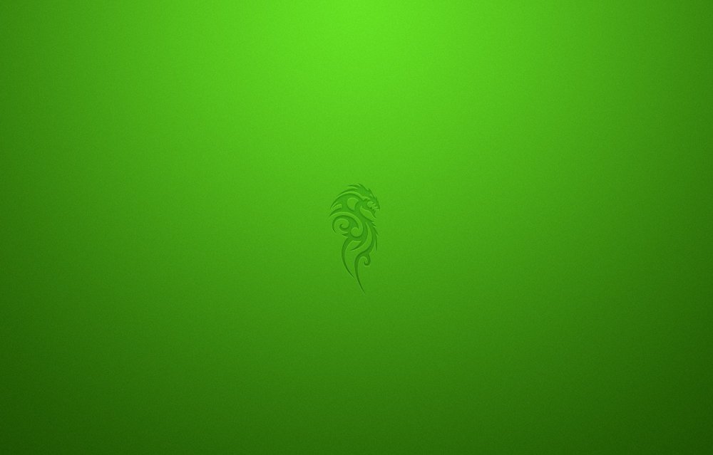 Зеленый узор Минимализм