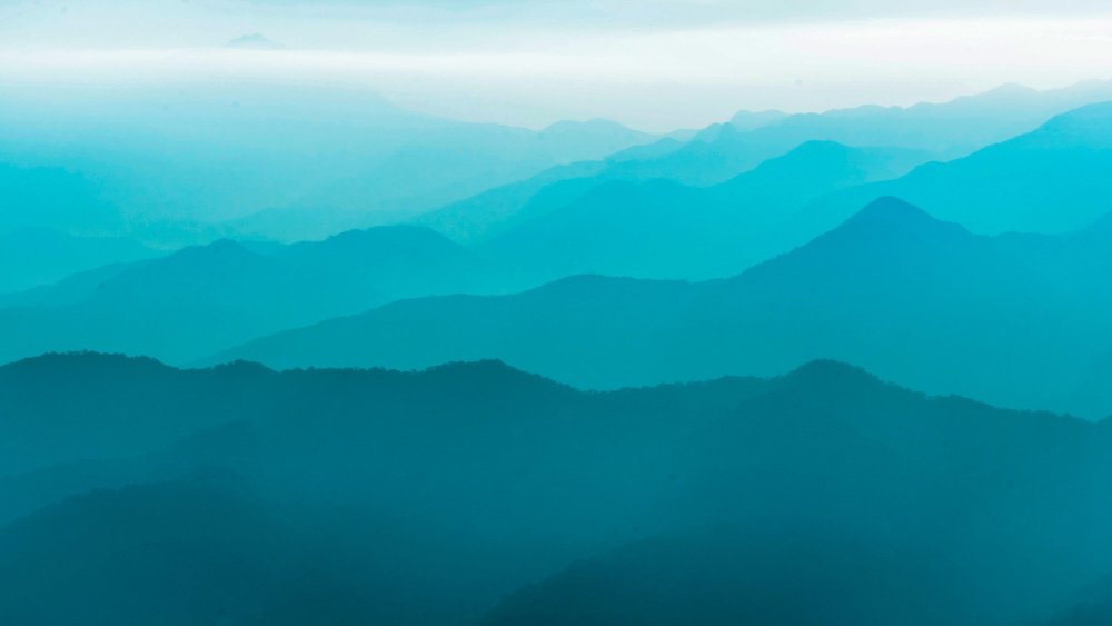 Бирюзовый пейзаж