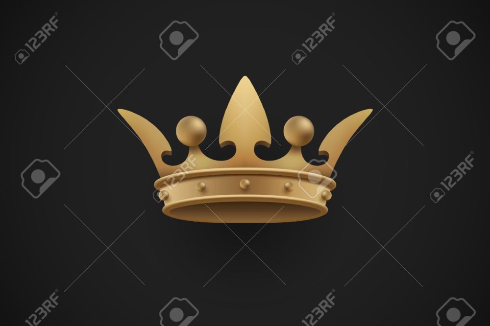 Корона на коричневом фоне