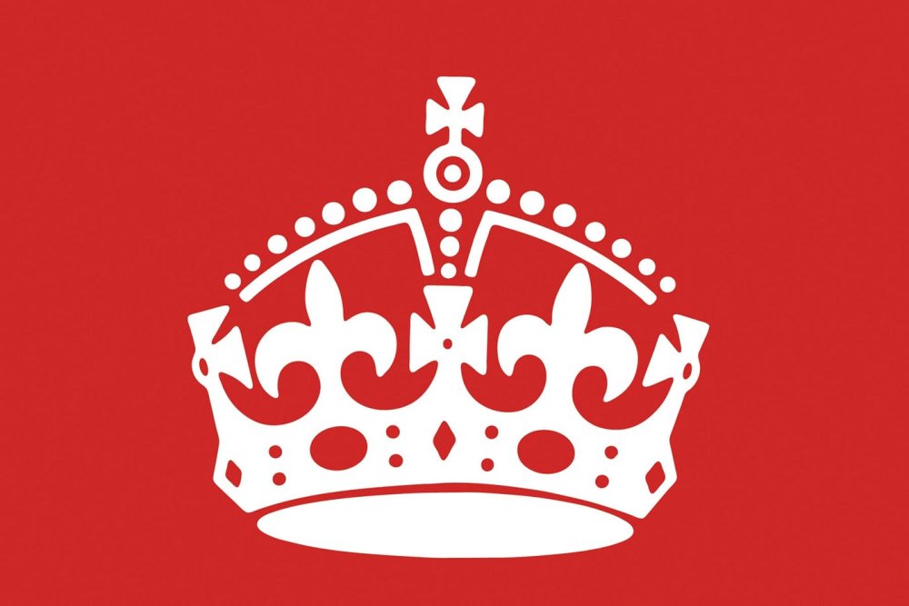 Корона на Красном фоне