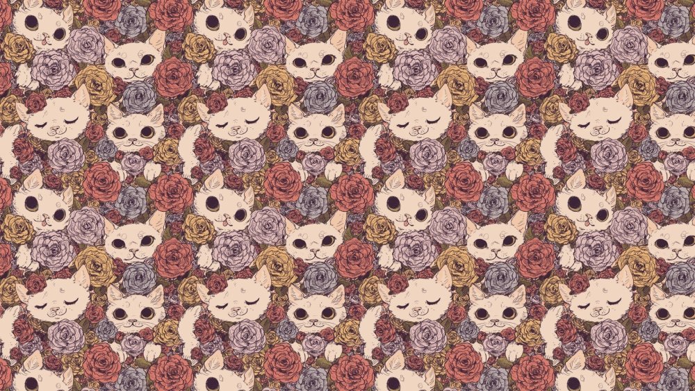 Фон с котиками