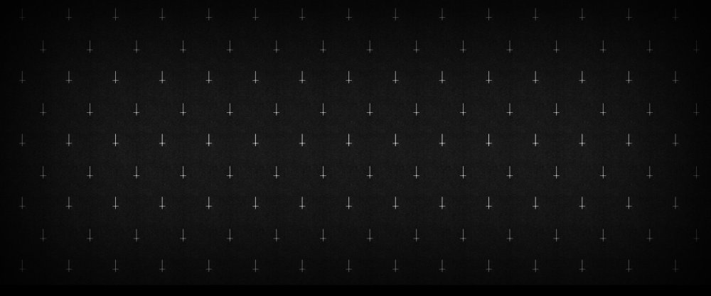 Крестик на черном фоне