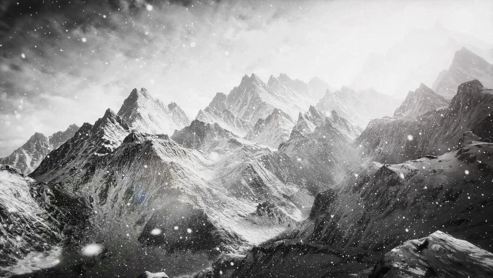 Горы в тумане