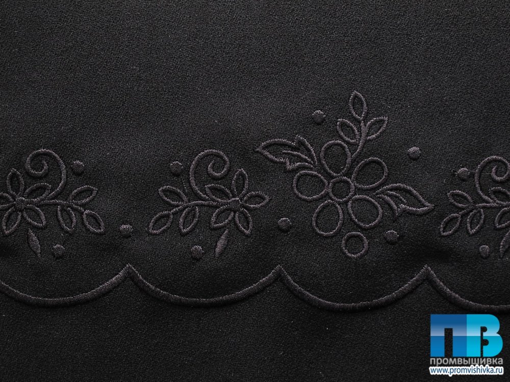 Вышивка на черном фоне