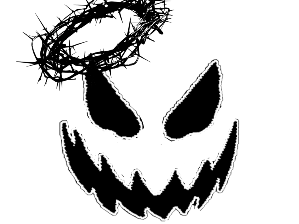 Улыбка на черном фоне