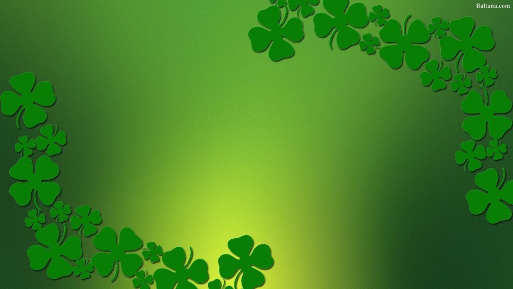 Изумрудный фон с узорами