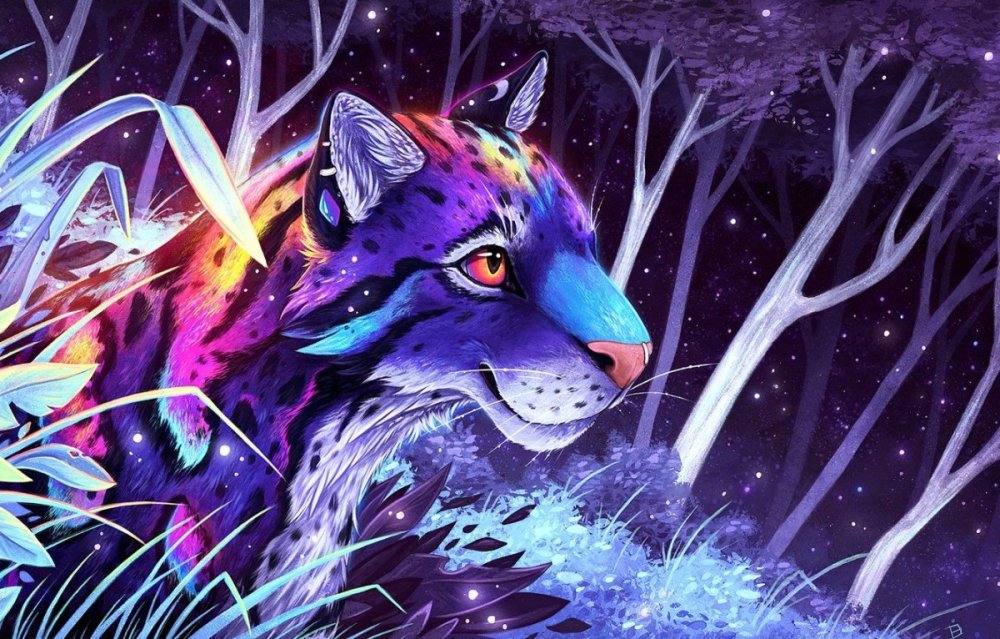 Неоновый тигр