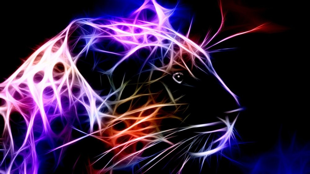 Неоновые обои