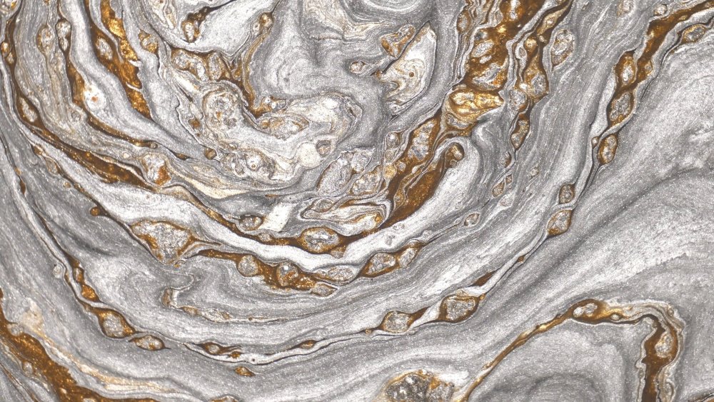 Мрамор Grey Marble золото