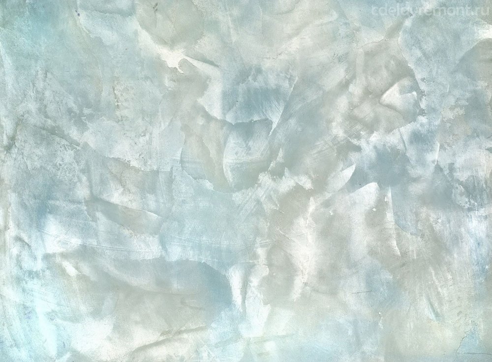 Бирюзовая венецианская штукатурка мрамор