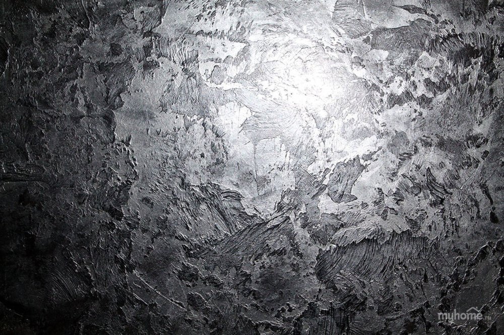 Венецианская штукатурка черная