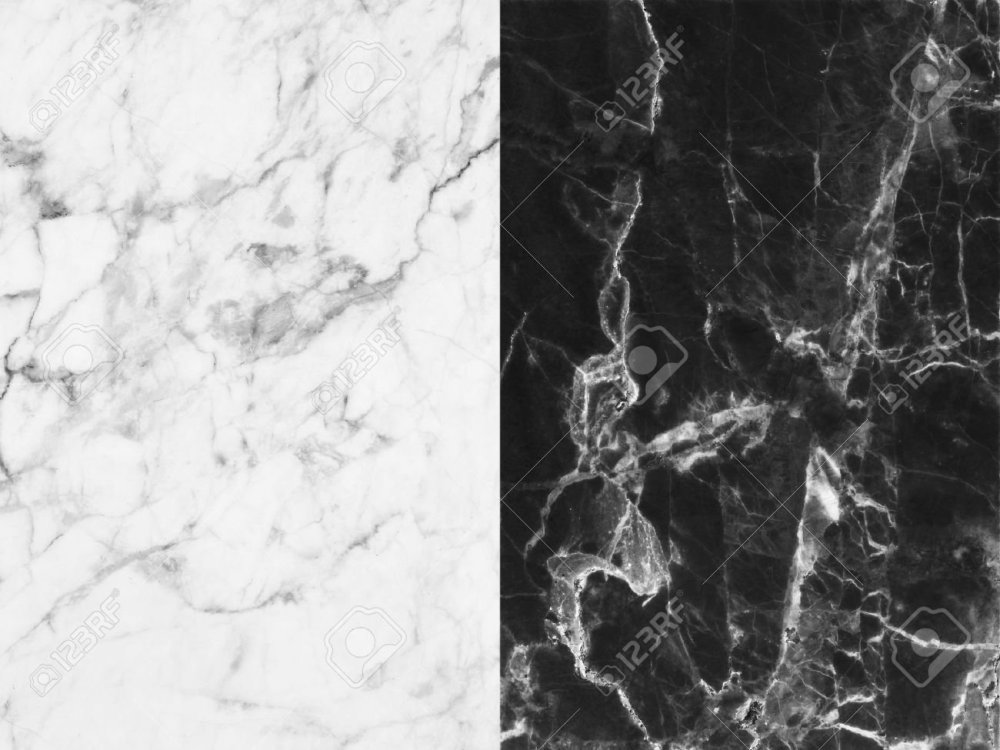 Чёрно белый мрамор