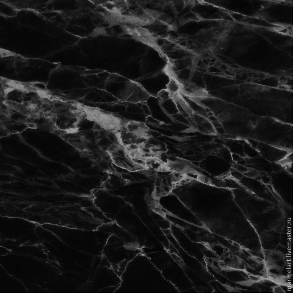 Мрамор черно белый