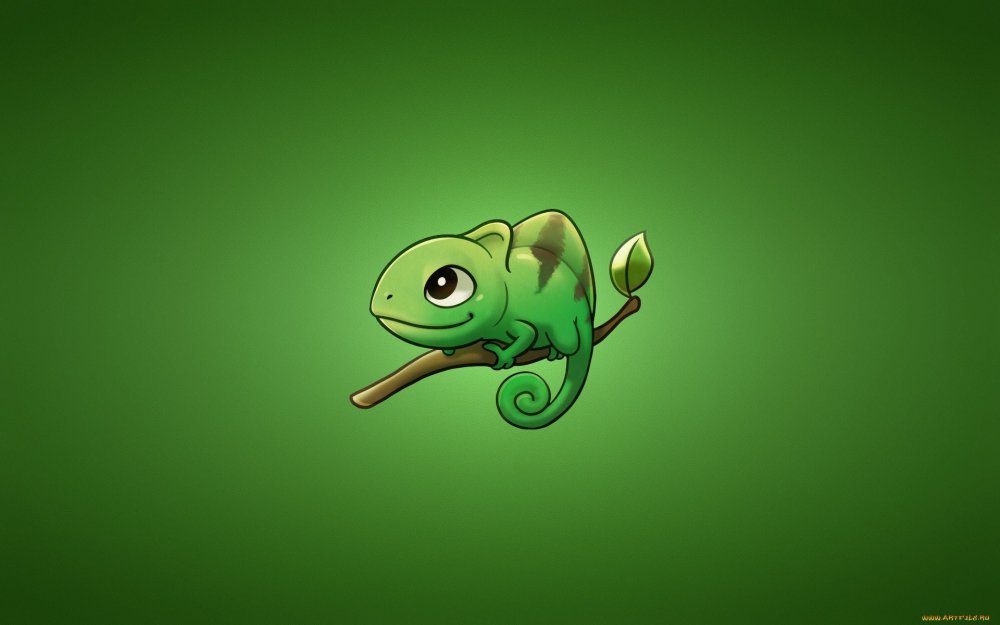 Хамелеон мультяшный