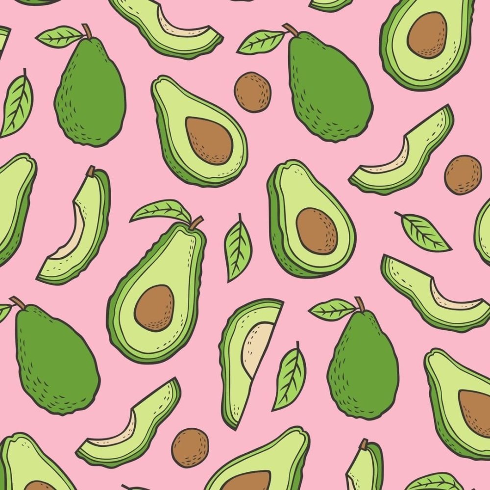 Фон авокадо милые