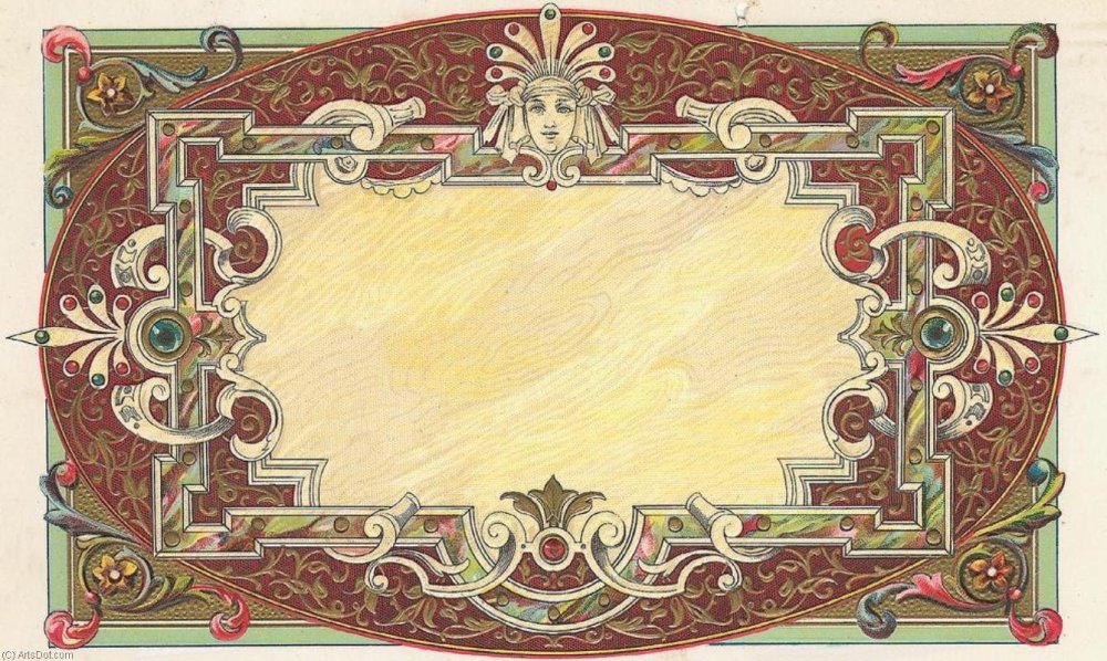 Рамка в Старорусском стиле